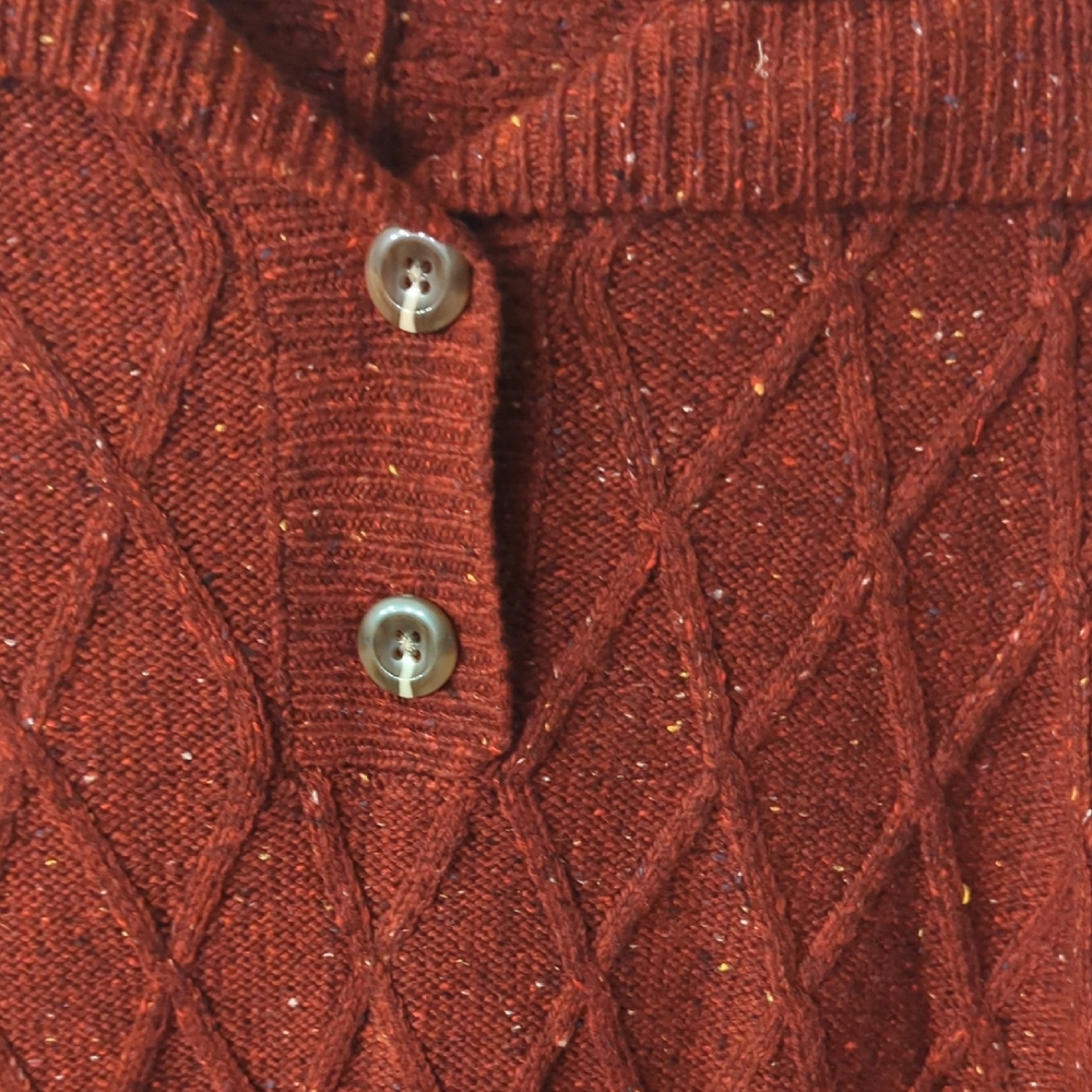 St John's Bay L Women's Burgundy Sweater - Picture 8 of 13